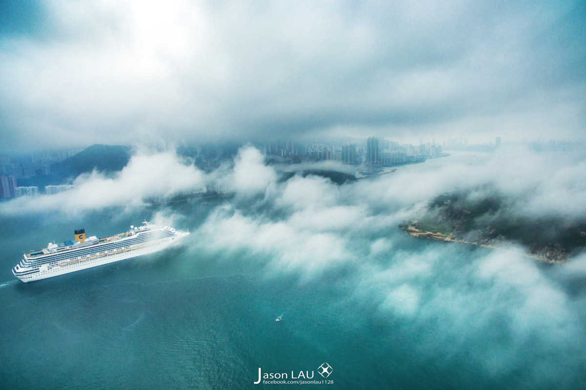 hong kong aerial photography - 香港油塘航拍