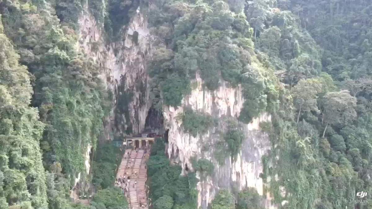 batu cave from above. #batucave