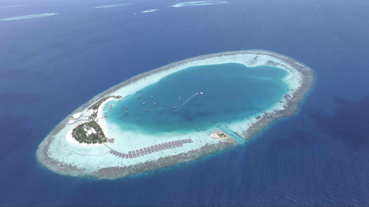 马尔代夫全景图图片