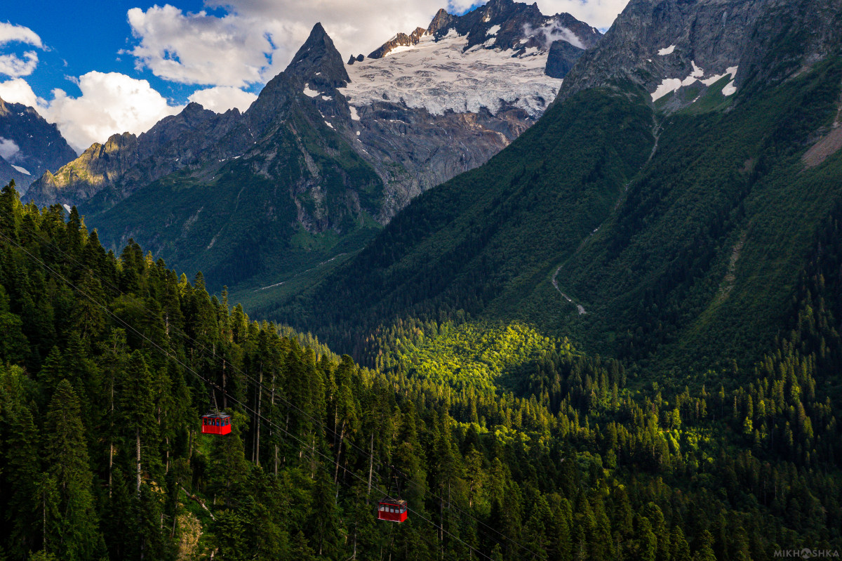 Летний домбай фото