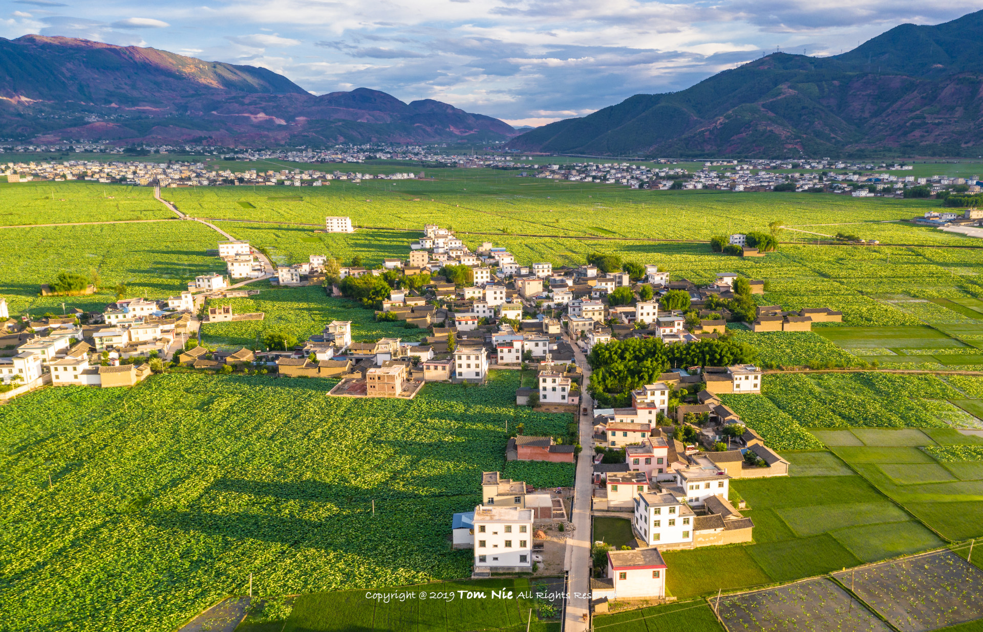 鱼米之乡云南永胜三川坝