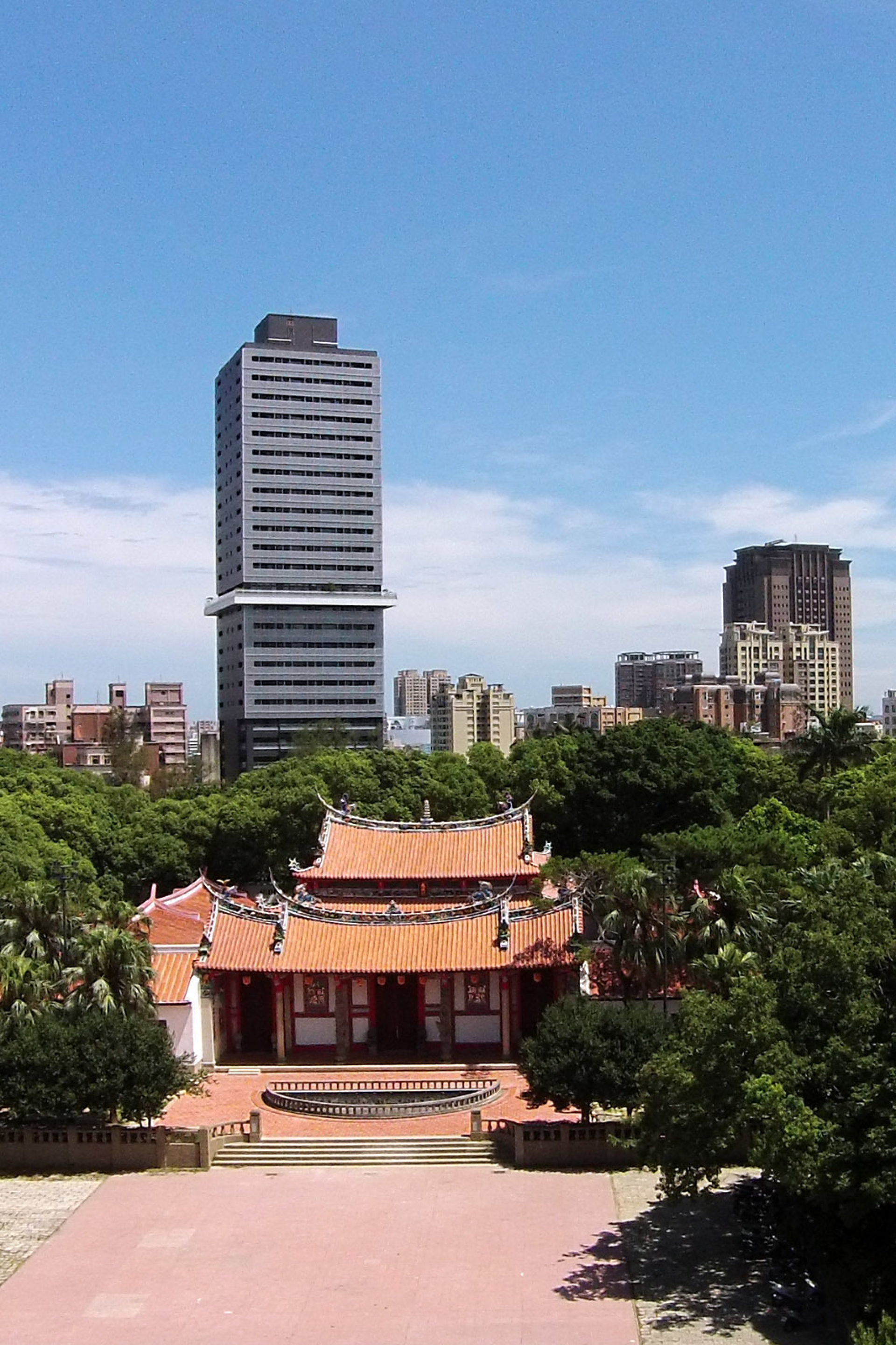 the old and the new, confucius temple