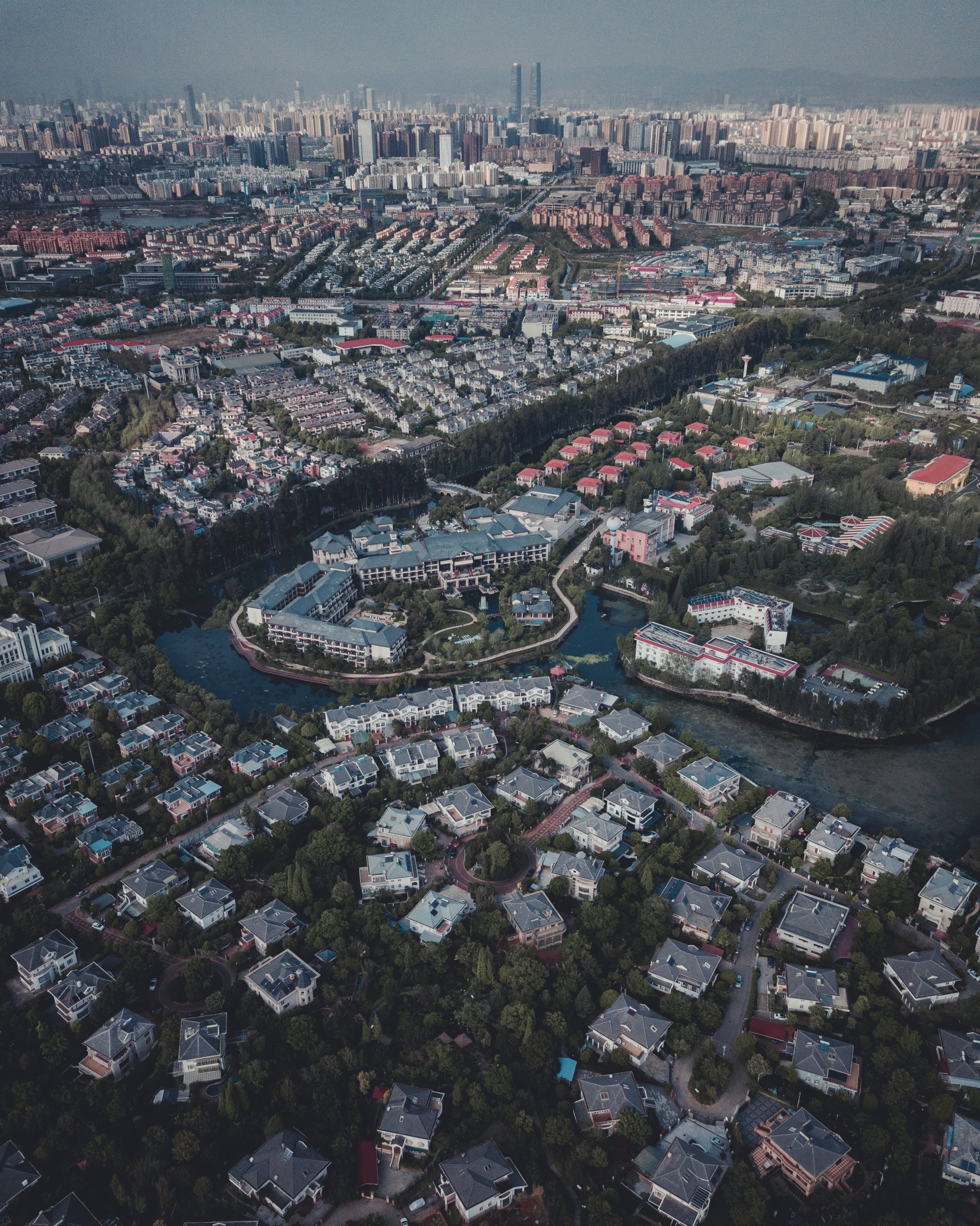 密集的昆明住宅区