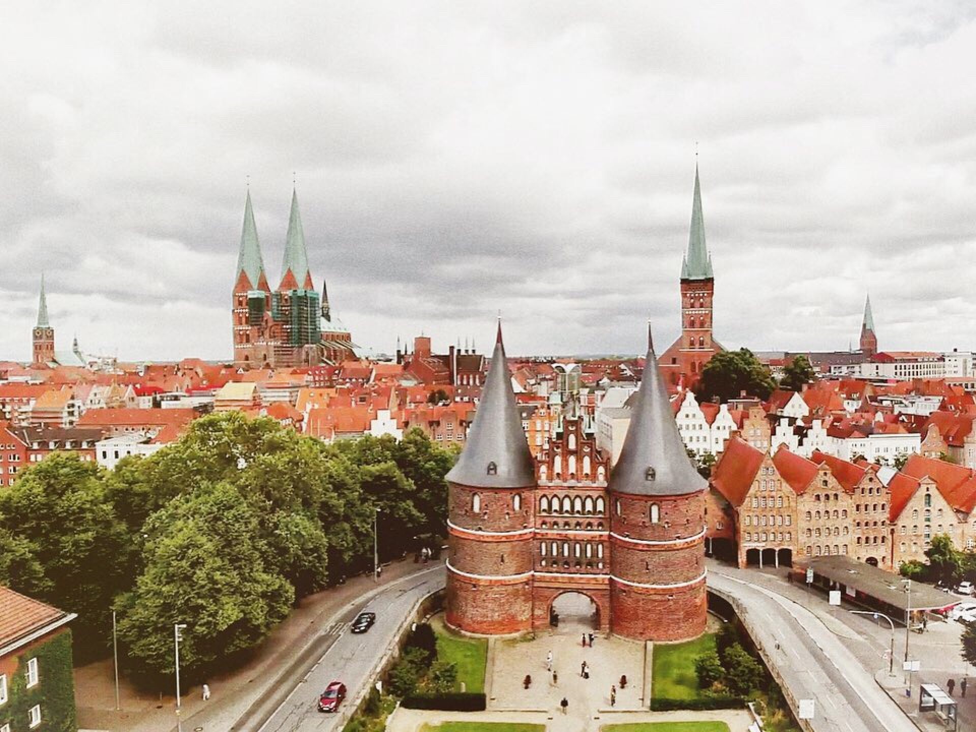 德国吕贝克 五堂七塔