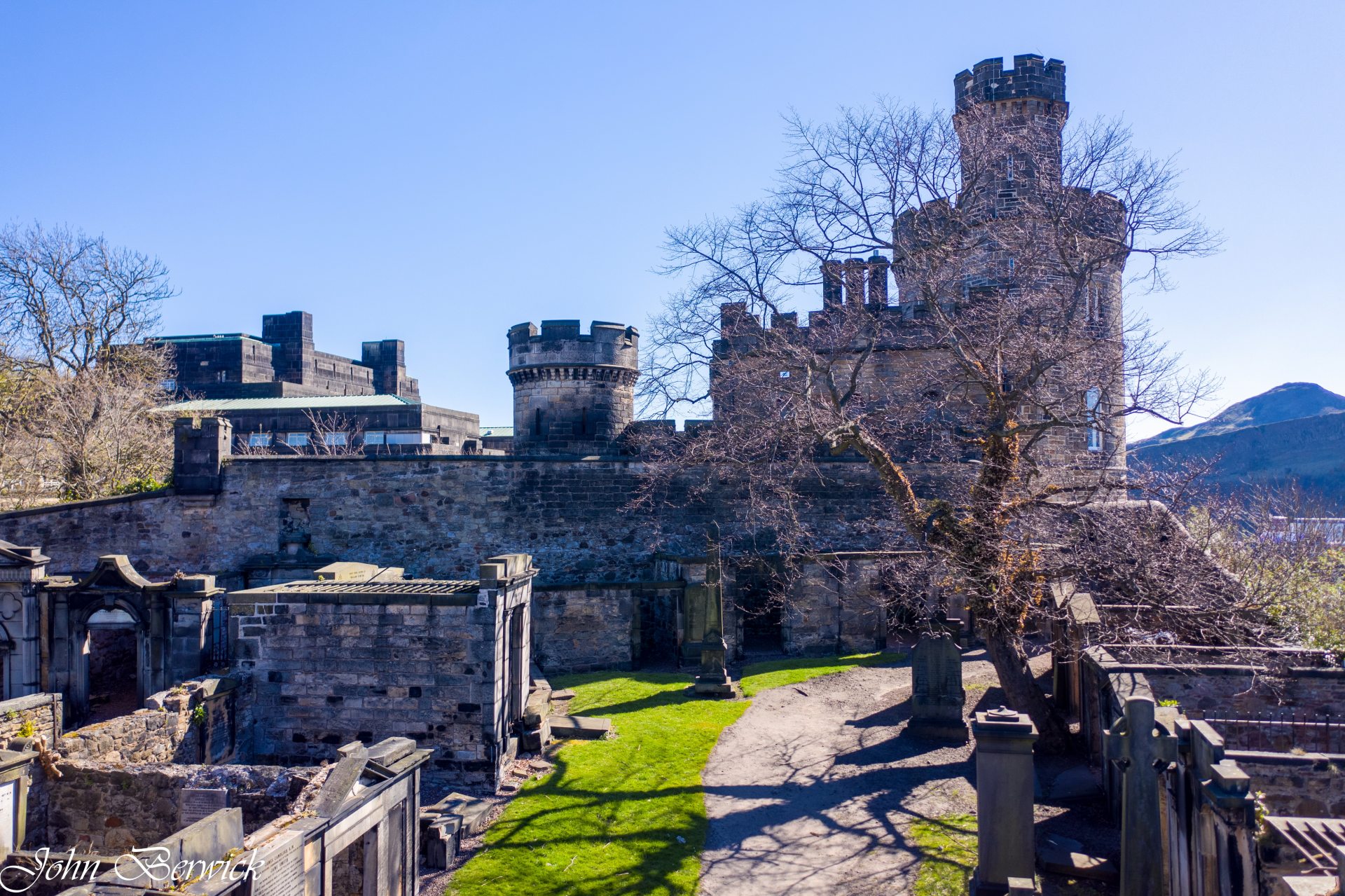 old calton burial ground edinburgh scotland in hdr part 2