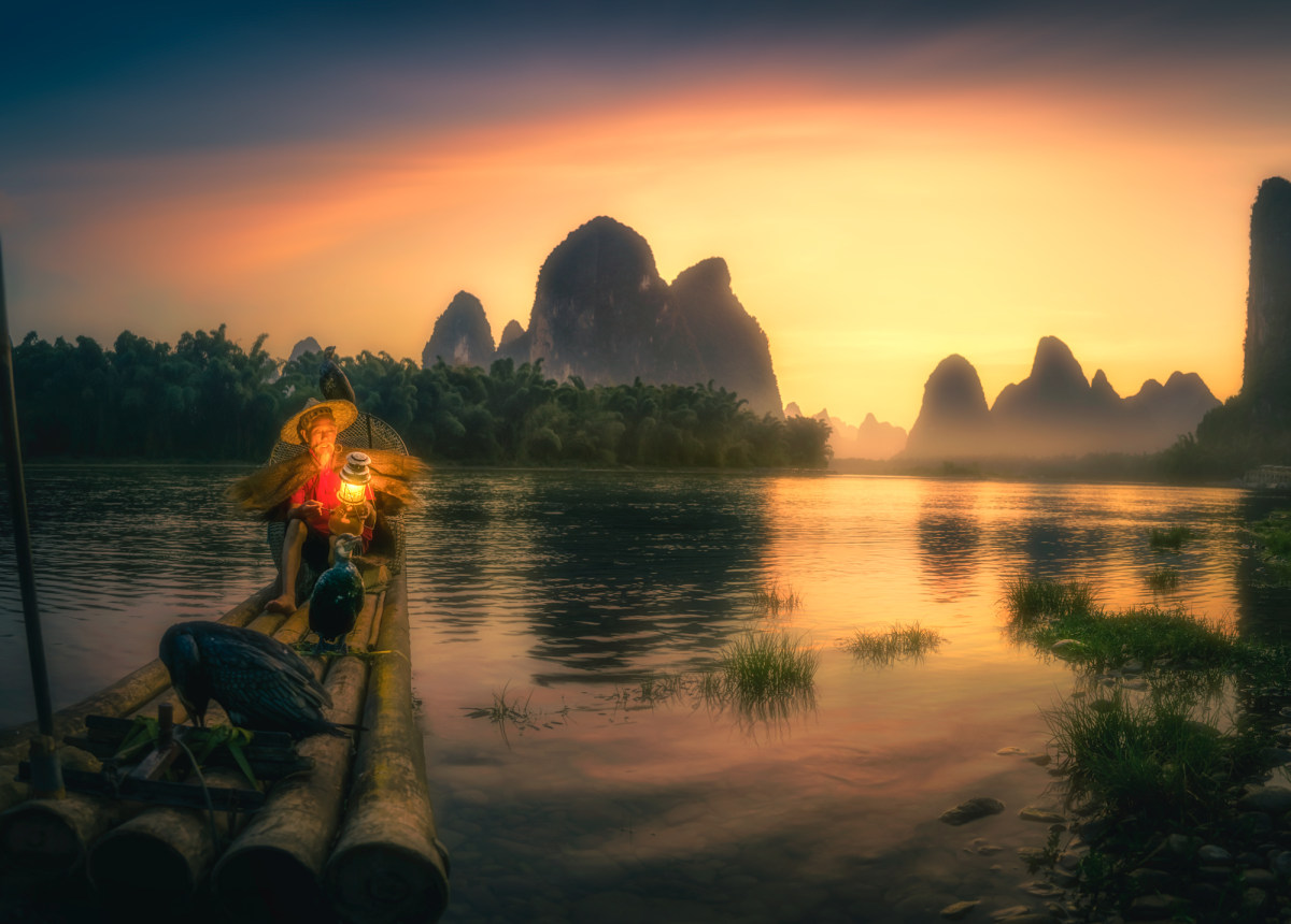 漓江渔火 By 黄一骏 Skypixel