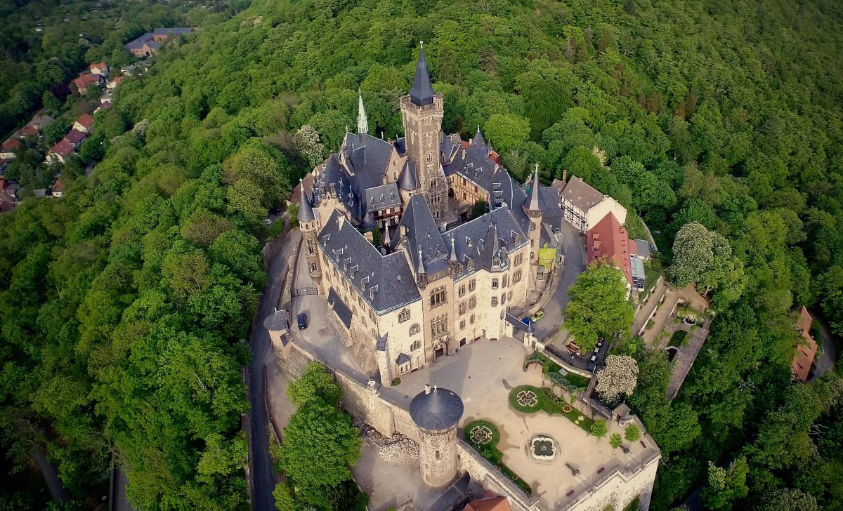 Wernigerode Castle Skypixel Aerial Photo