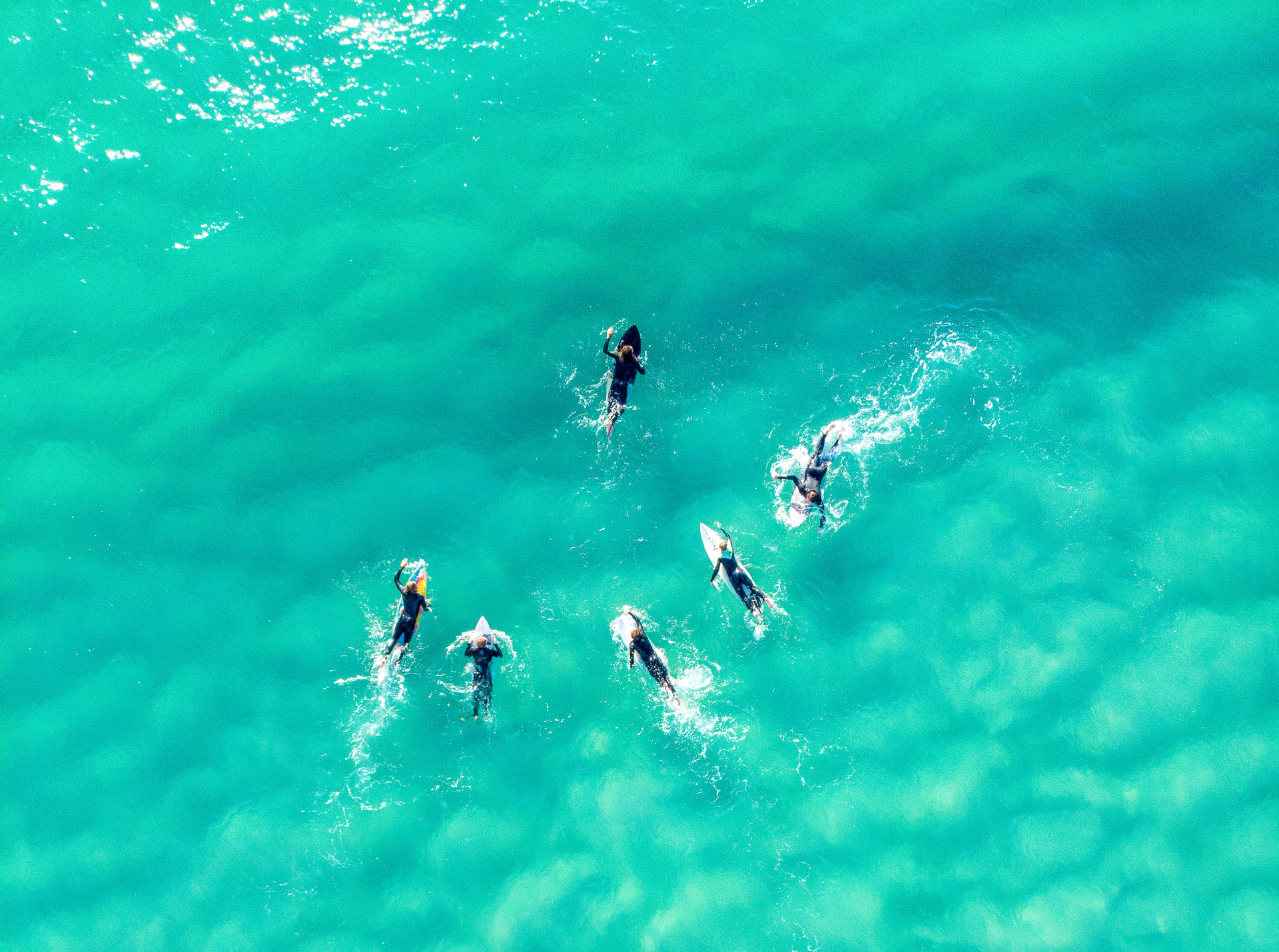 from above: where land meets sea