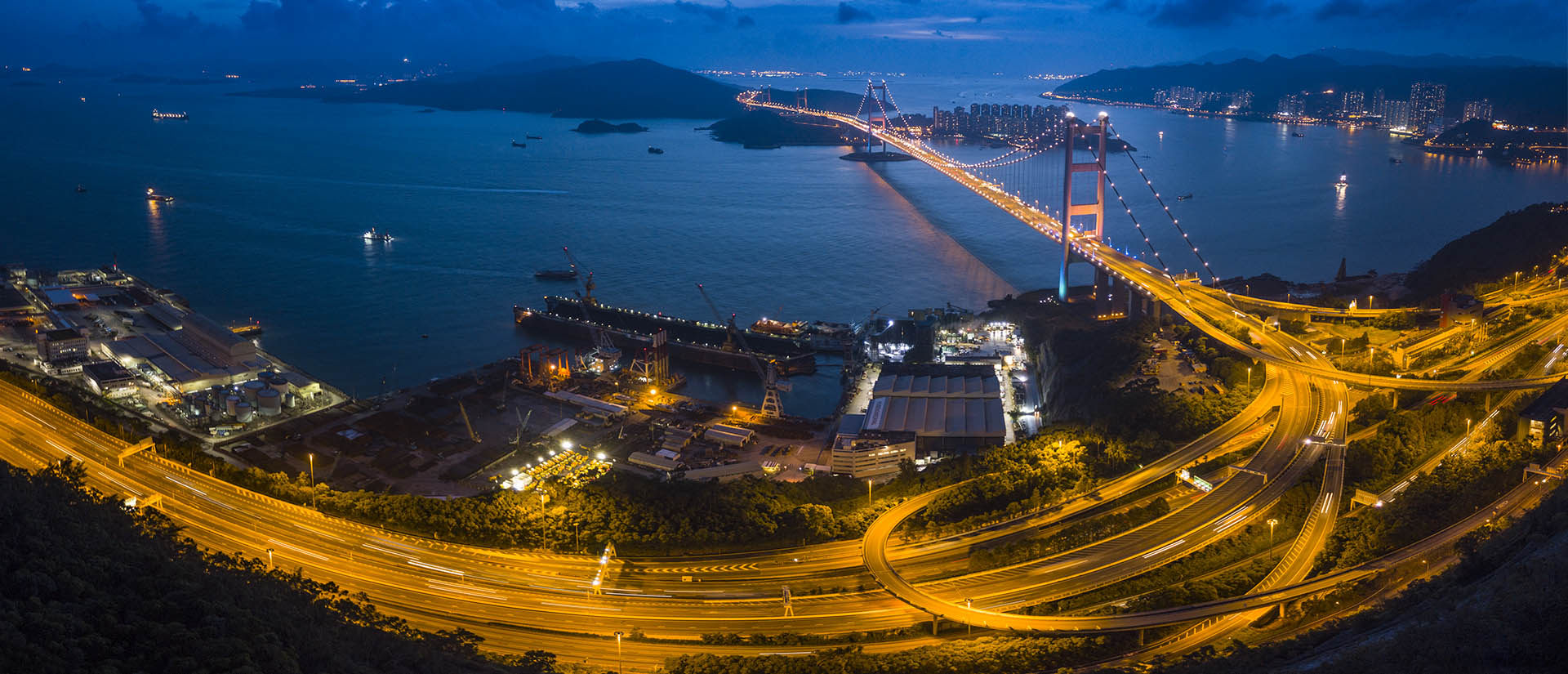 tsing yi bridge, hong kong 青衣大桥 香港