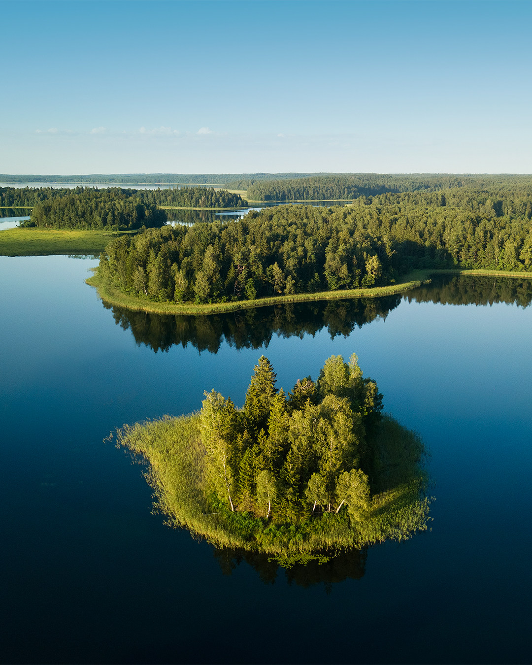 Plateliai-lake-drone-photo-Lithuania by |