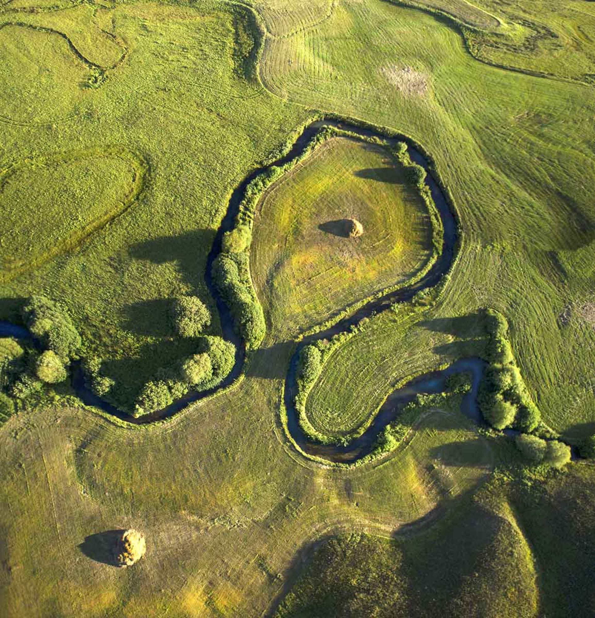 kazakhstan from the height of eagle flight