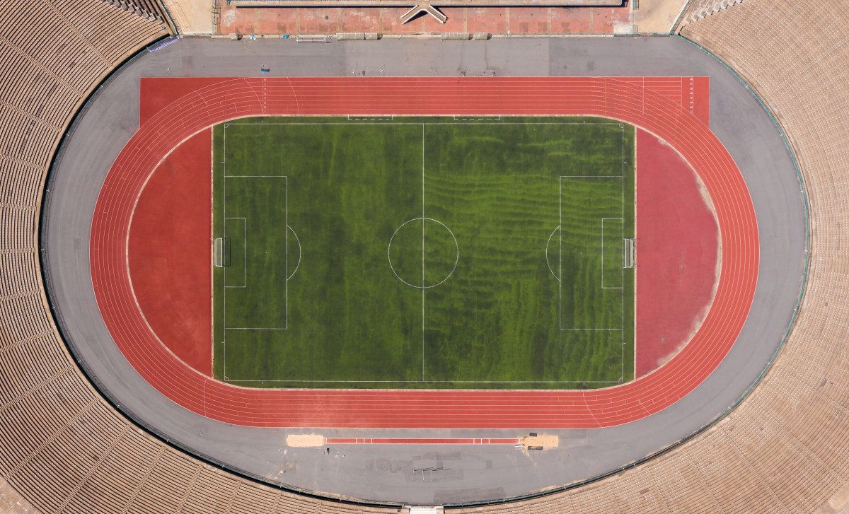 The National Olympic Stadium 2 By Drone Eye Perspective Skypixel