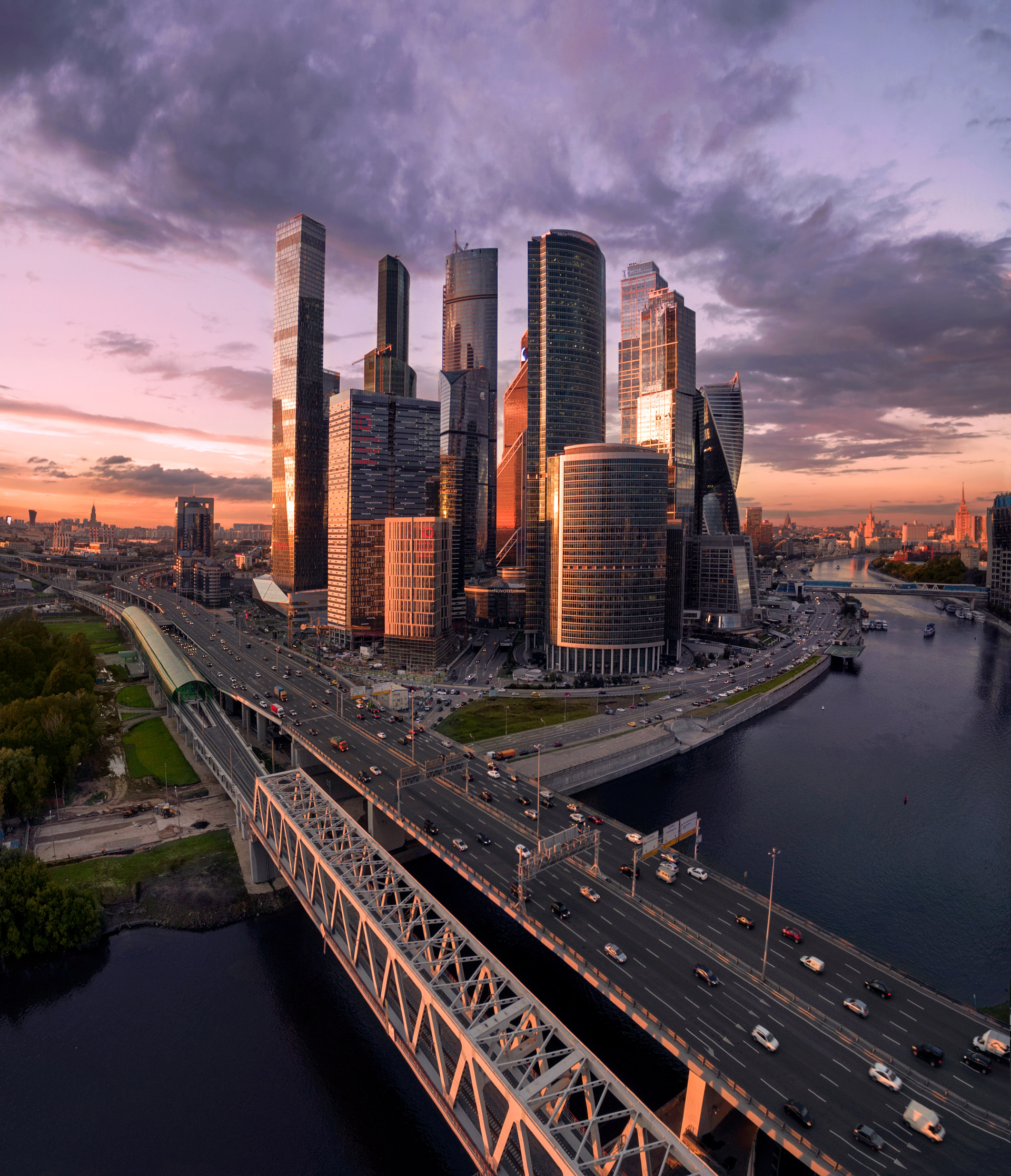 moscow city vertical