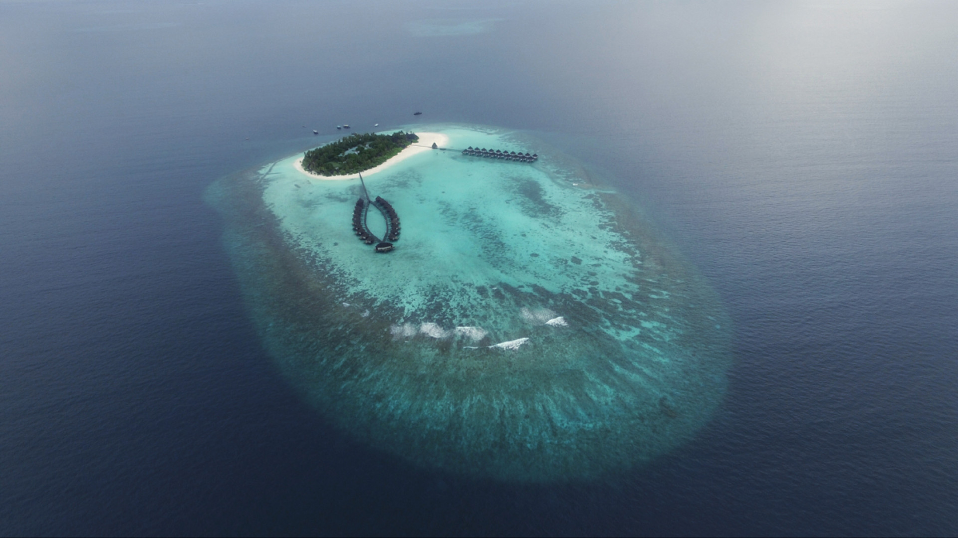 马尔代夫安嘎嘎岛全景