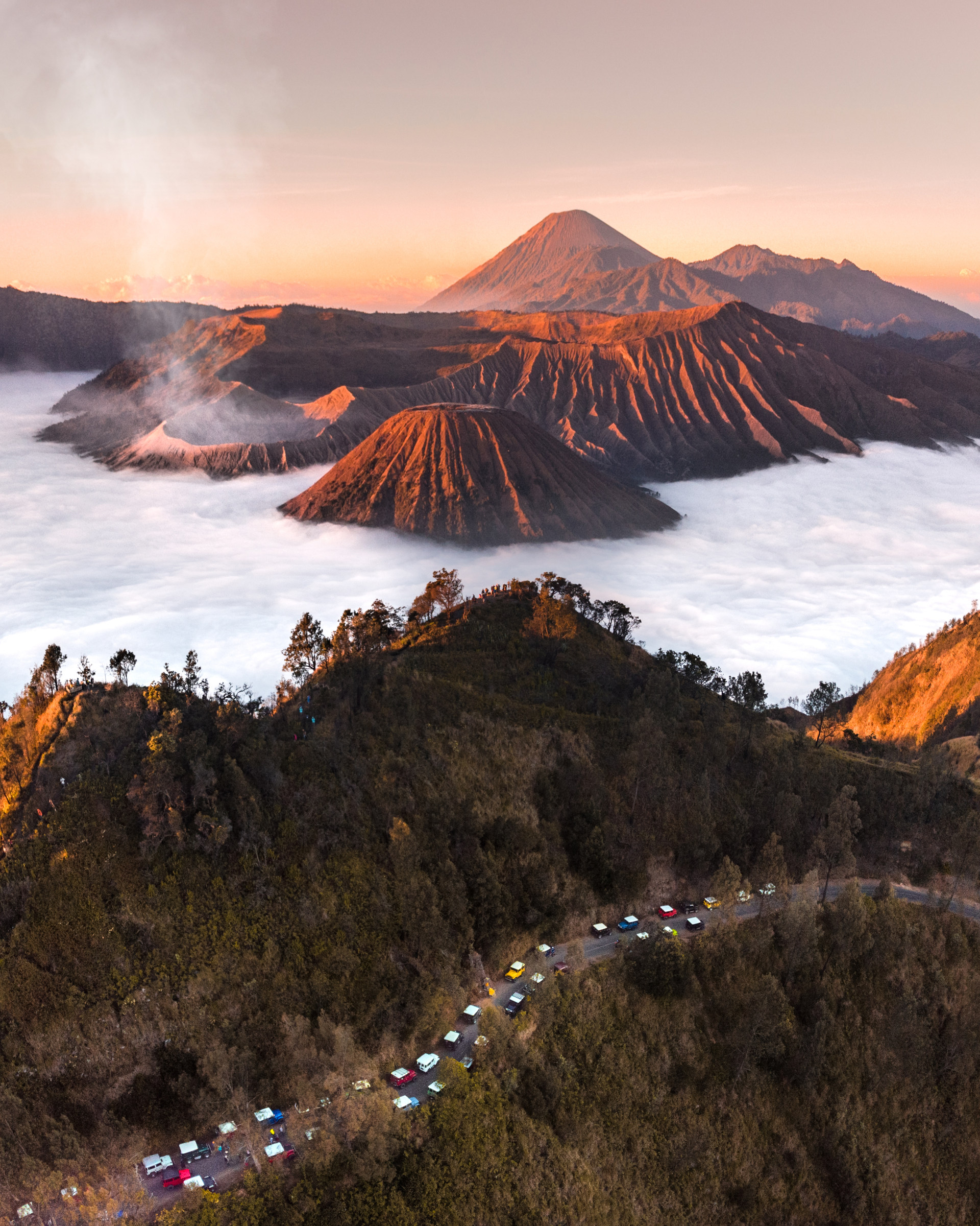 mount bromo with the sea of clouds!