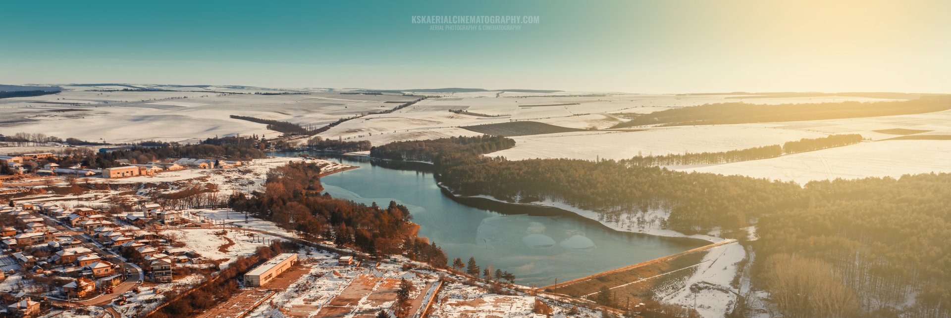 the frozen dam 