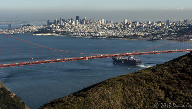 san francisco bay aerial photo