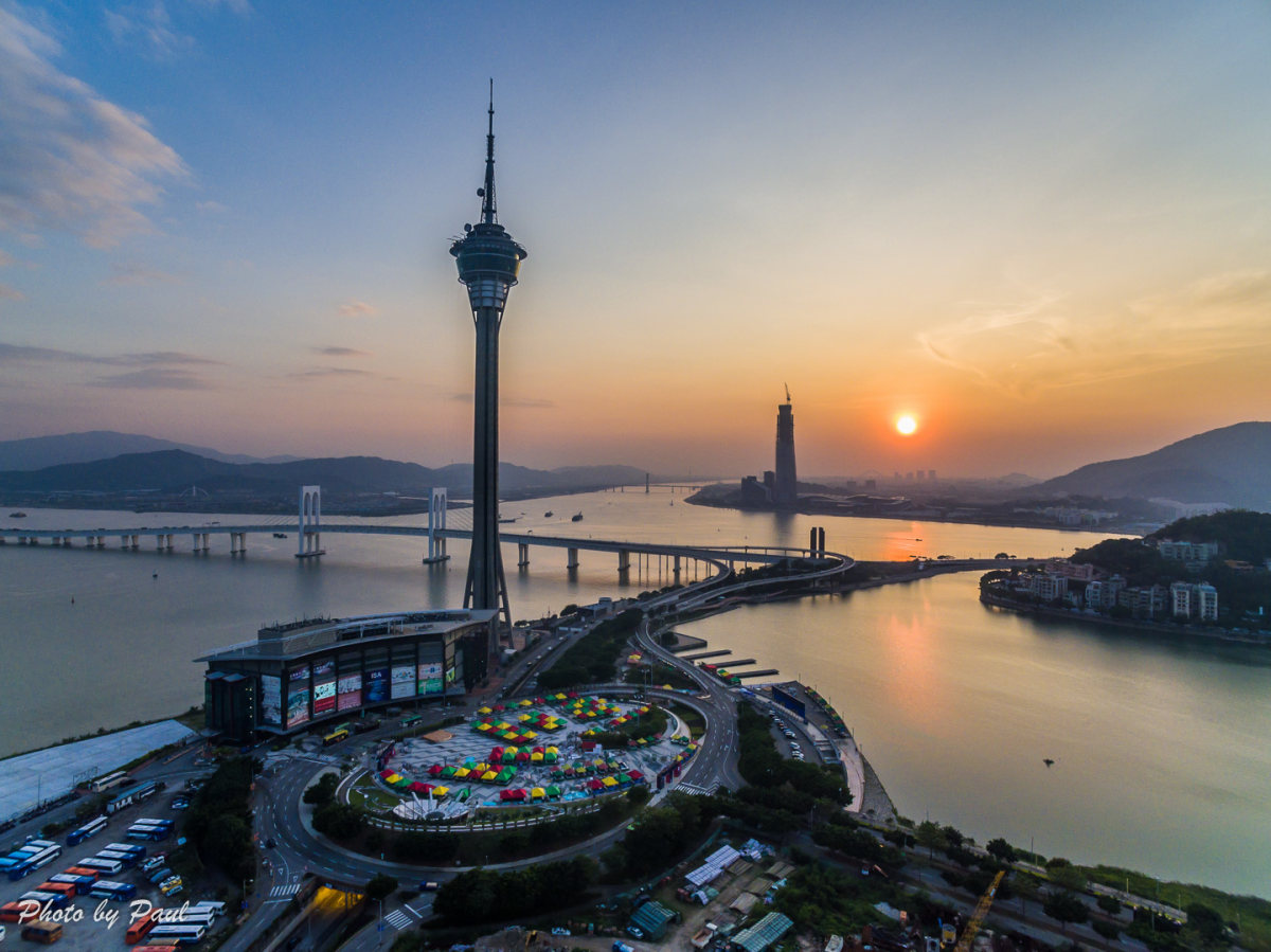 澳门旅游塔黄河景色