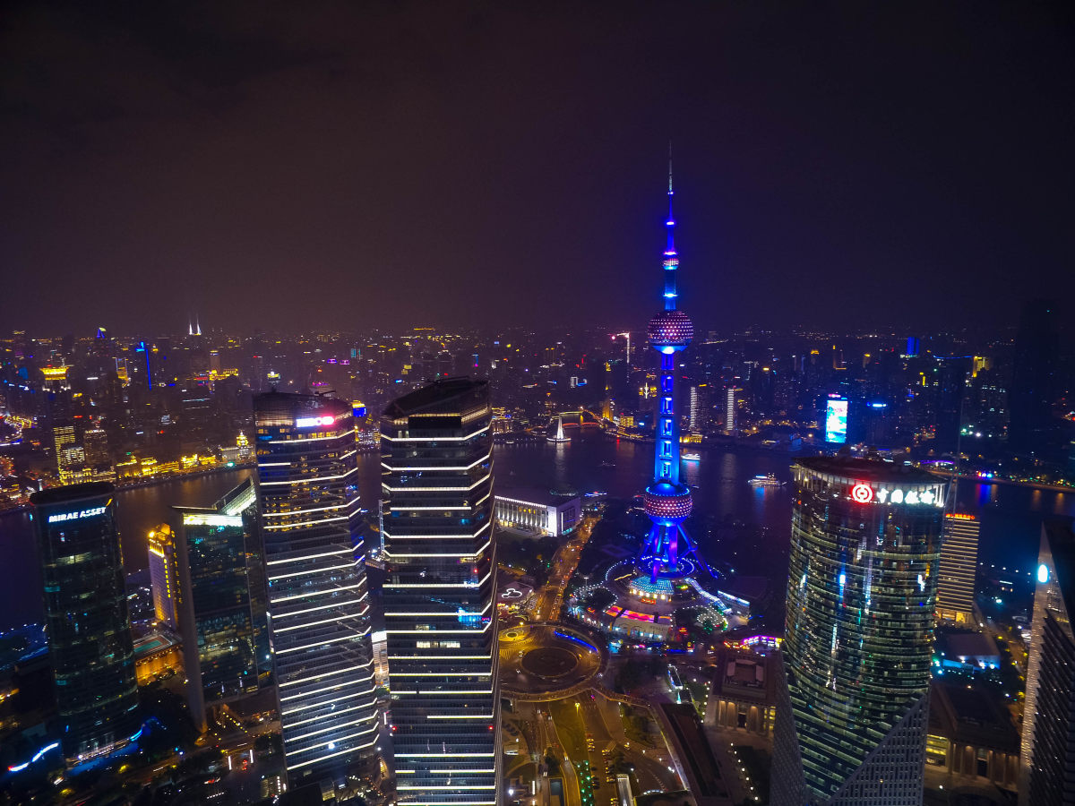 上海东方明珠夜景