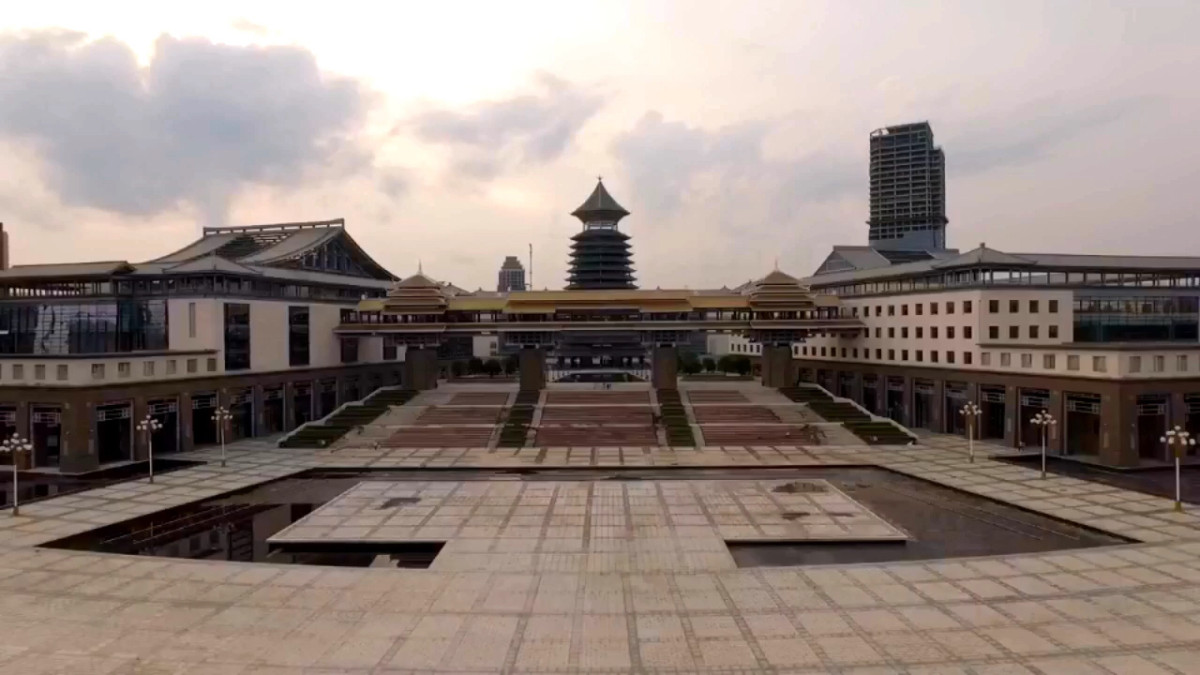 桂林两馆一院航拍