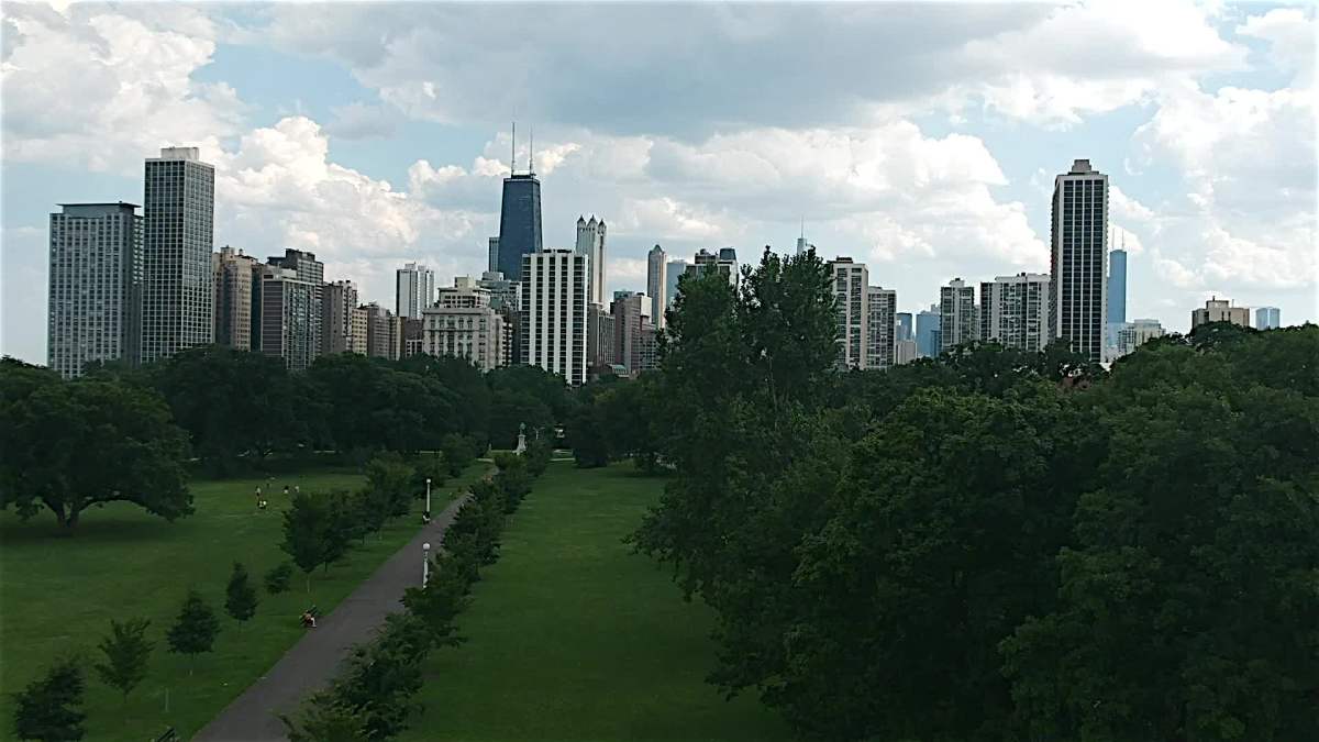 spark drone chicago lincoln park 来自 patrick warneka | 天空之城